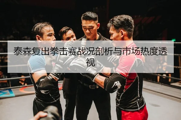 泰森复出拳击赛战况剖析与市场热度透视